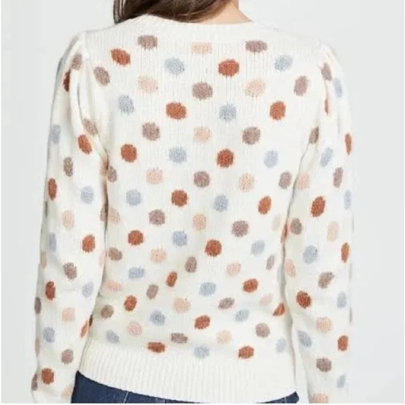 REBECCA TAYLOR - LA VIE POLKA DOT SWEATER - Picture 8 of 8